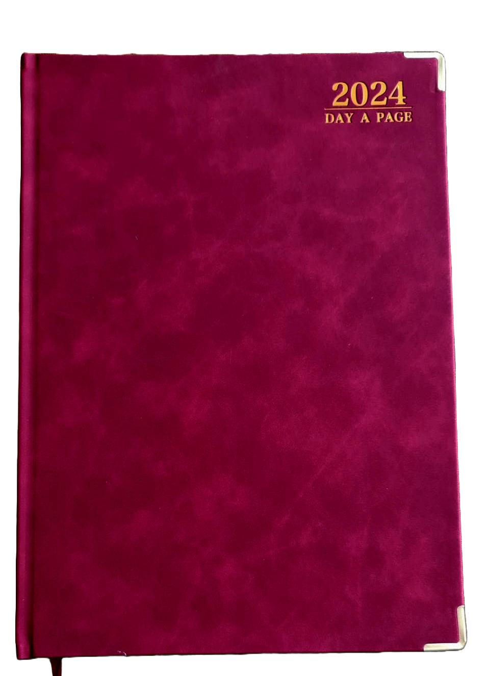 EJRange 2024 Diary Day to Page A4 – Black & Burgundy – EJ Range